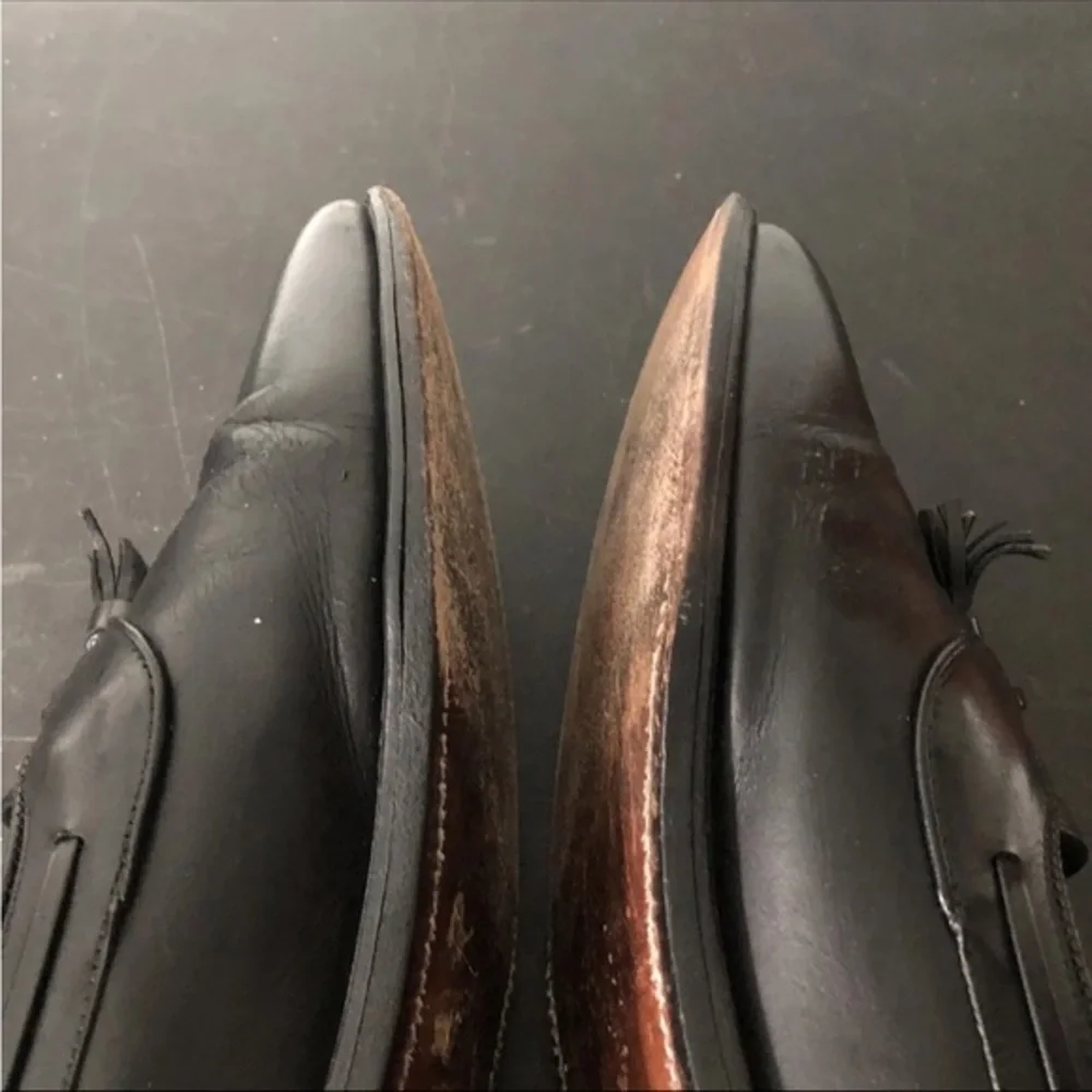 ALLEN EDMONDS WINDHAM MENS Black‎ DRESS LOAFERS Sz 10 B MADE IN USA